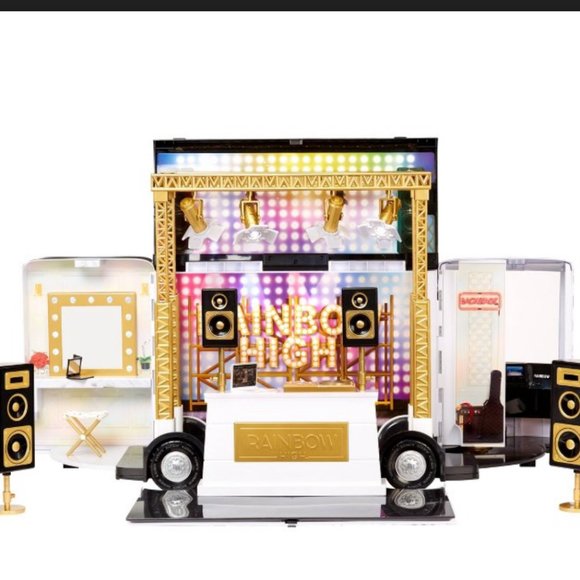 NIB Rainbow High DJ Bus - Picture 2 of 2